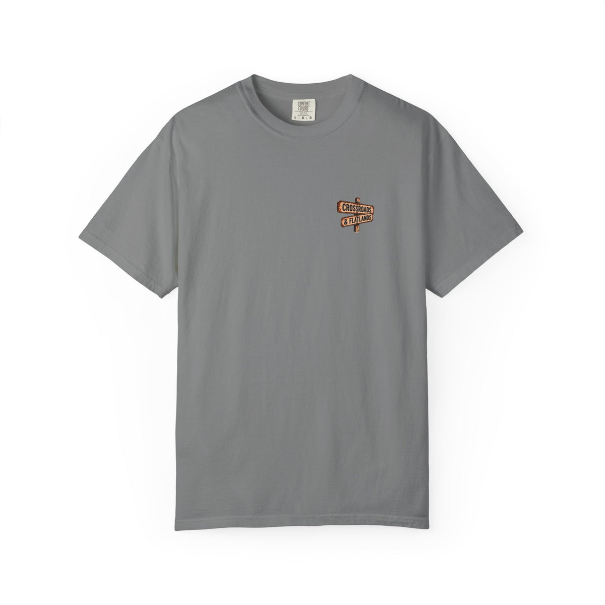 Crossroads & Flatlands Guitar Tee — “It All Started Here” T‑Shirt