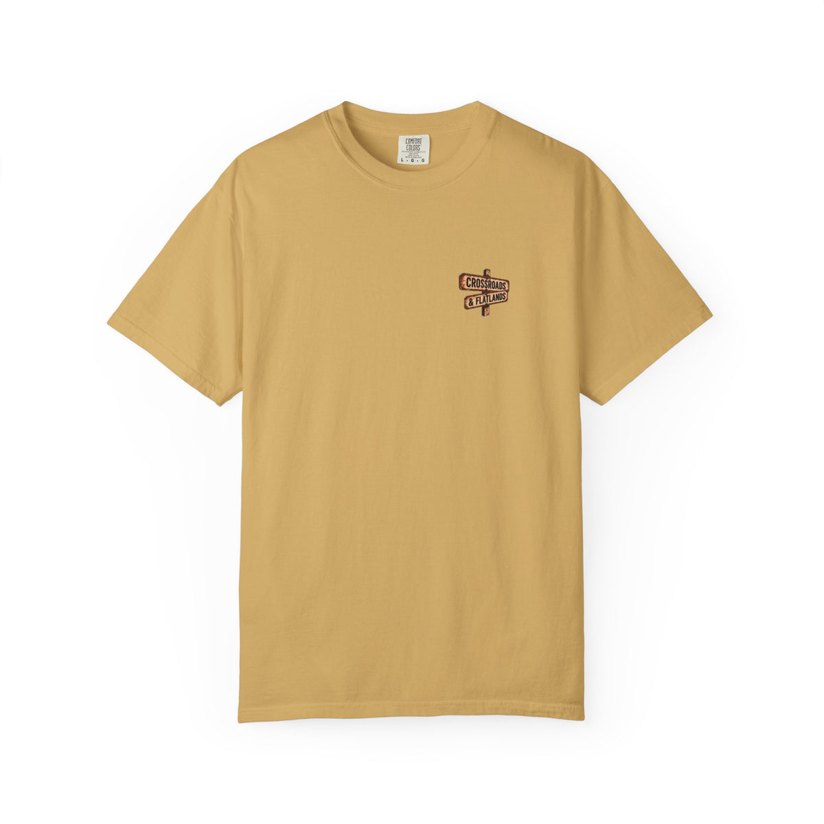 Crossroads & Flatlands Guitar Tee — “It All Started Here” T‑Shirt